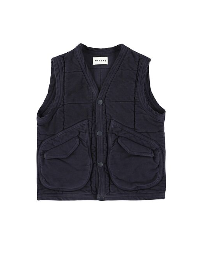 Morley Verdun Sleeveless Boys Jacket Navy