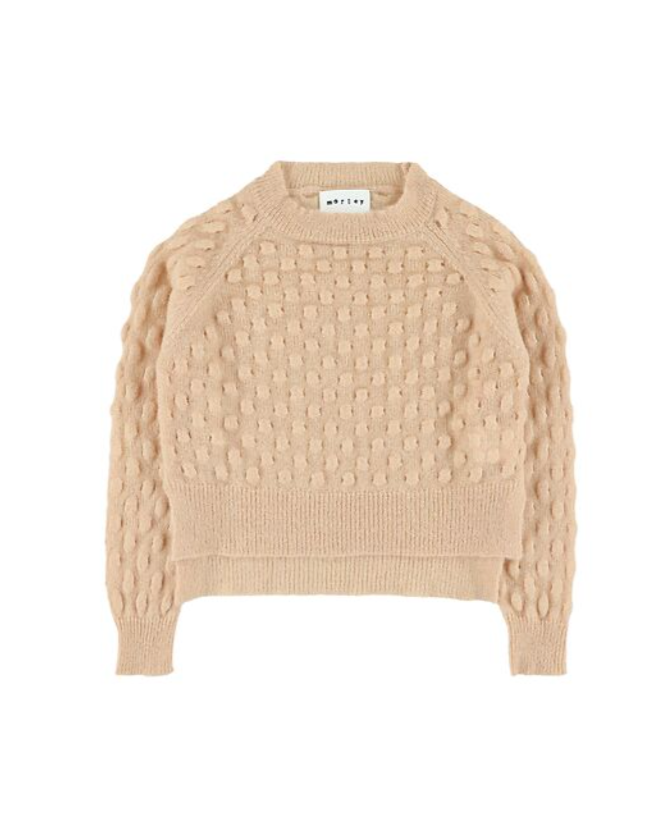 Morley Vicky Girls Cropped Cardigan Blush