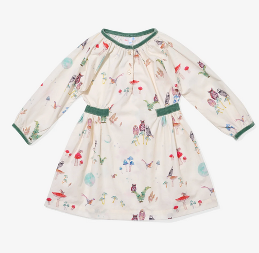 Oso & Me Elizabeth Dress - Forest Friends