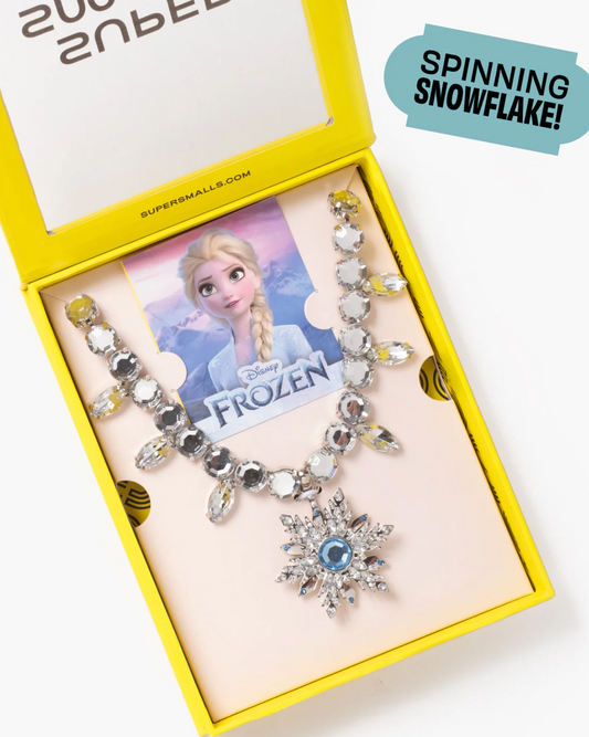 Super Smalls Disney Frozen Elsa Spinning Snowflake Necklace