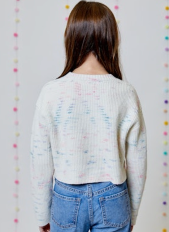 Design History Multicolor Flecked Sweater