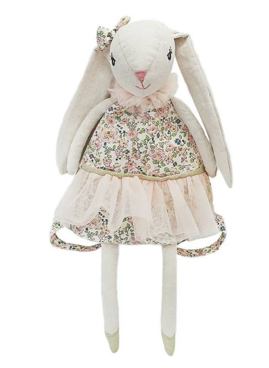 Mon Ami My Dolly Bunny Linen Backpack