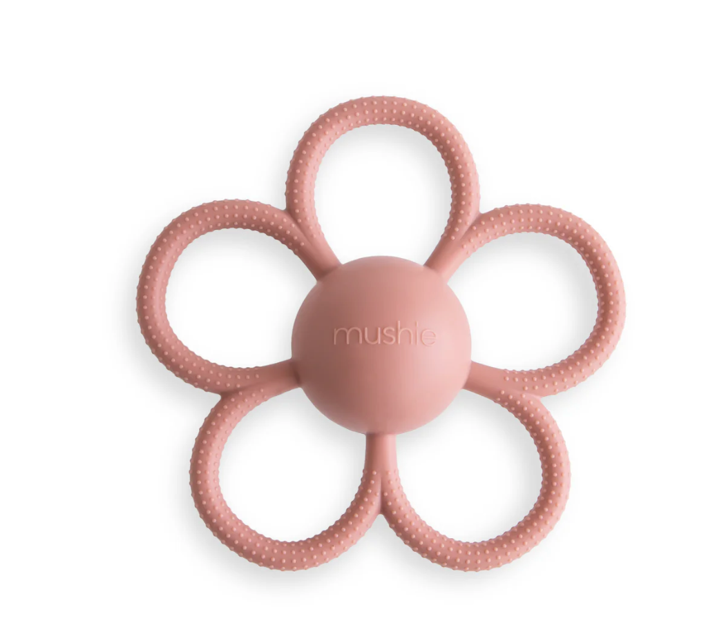 Mushie Daisy Rattle Teether