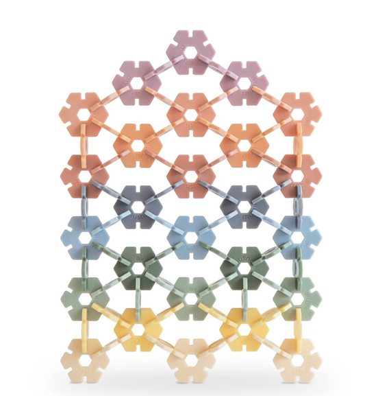 Mushie HEX Connect Building Toy Set