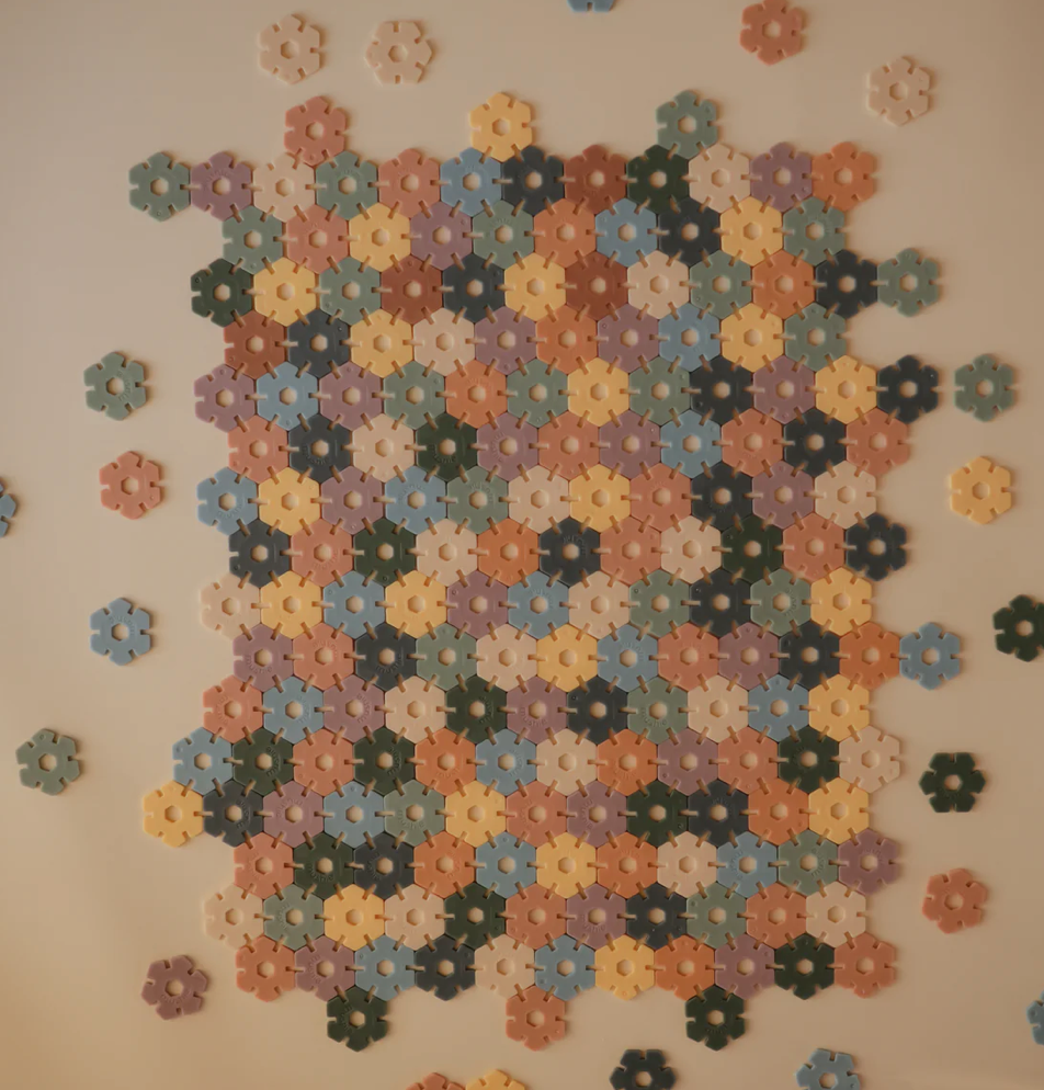 Mushie HEX Connect Building Toy Set