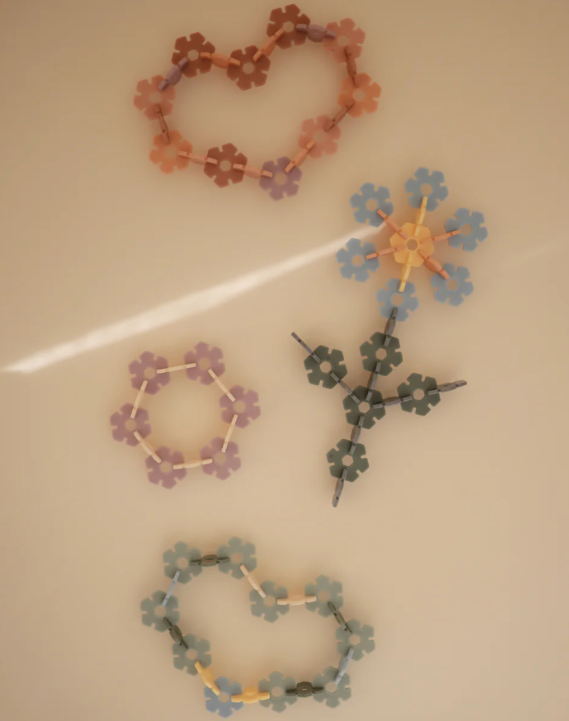 Mushie HEX Connect Building Toy Set