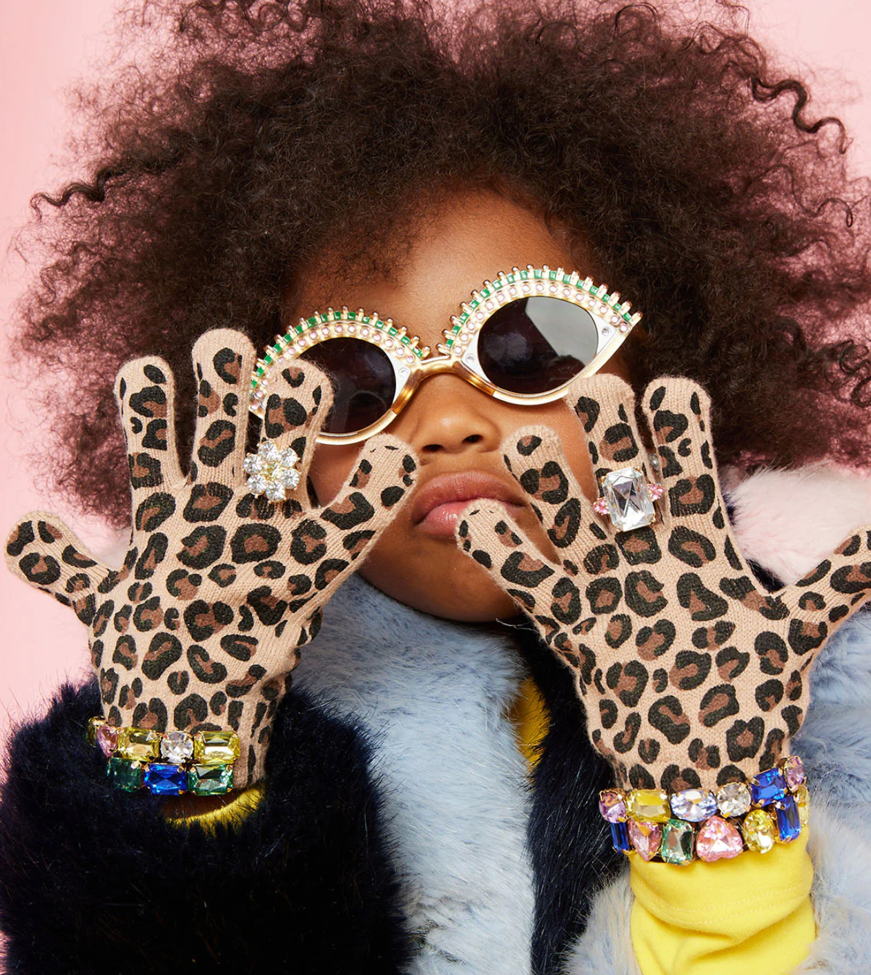 Super Smalls Jungle Jeweled Gloves