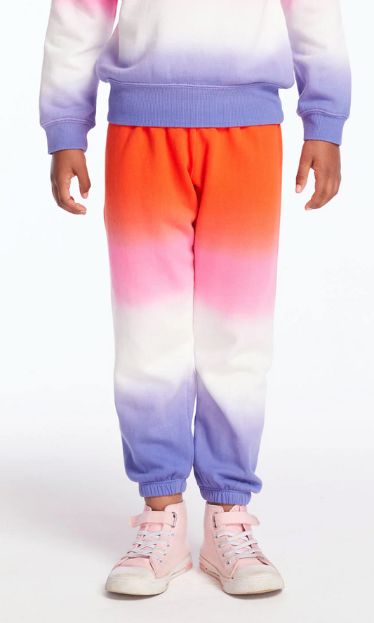 Chaser Kids Slim Slouchy Candy Sunset Girls Sweatpants