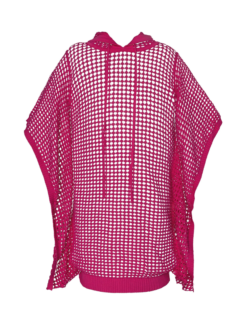 PQ Kids Hot Pink Reagan Poncho