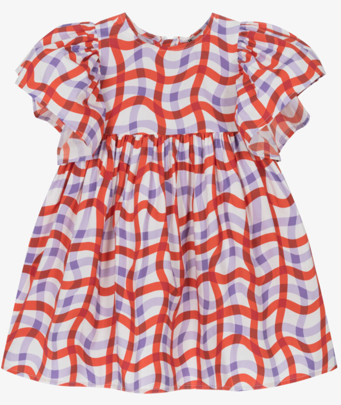 Stella McCartney Kids Picnic Wiggle Gingham Dress