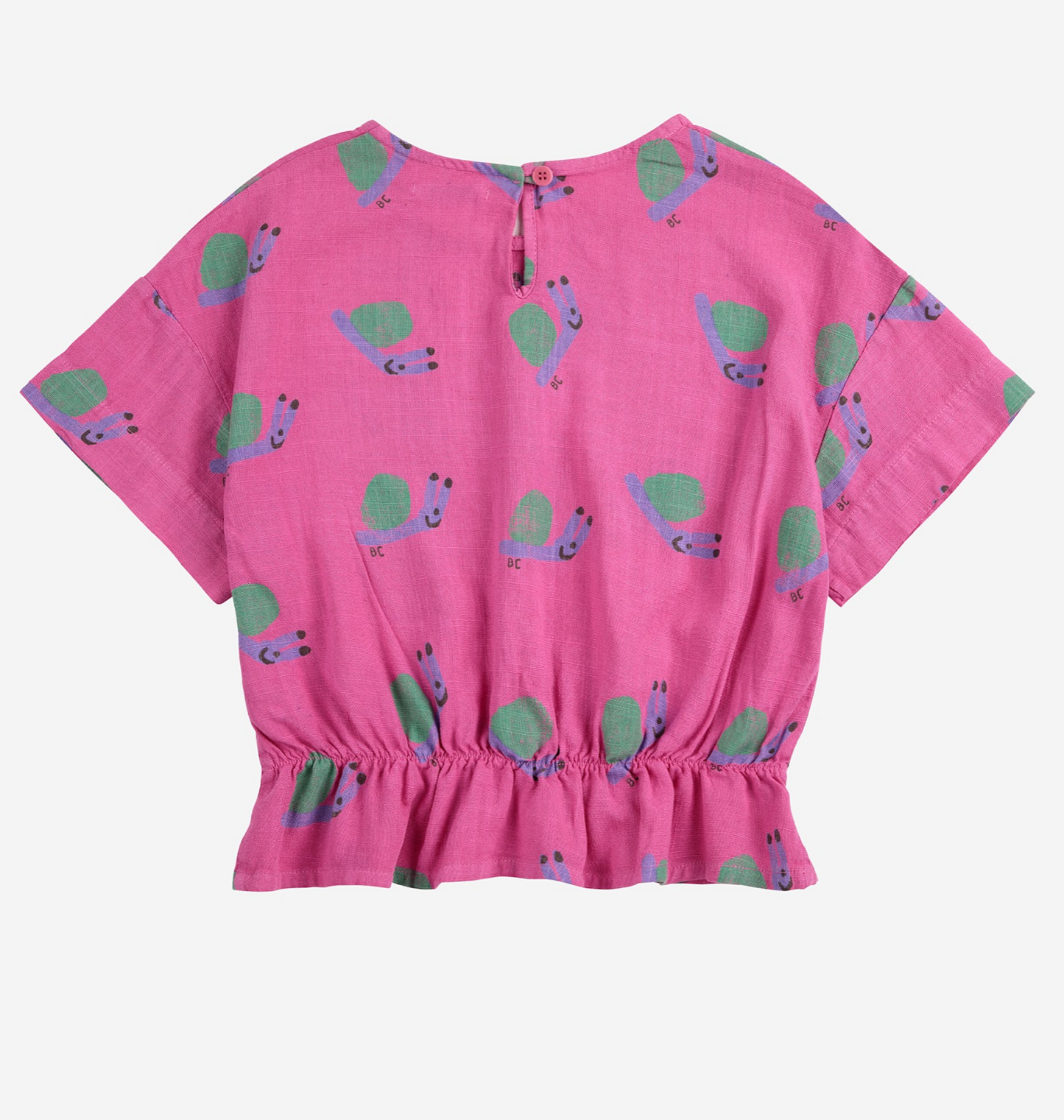 Bobo Choses - Funny Snail All Over Woven Blouse