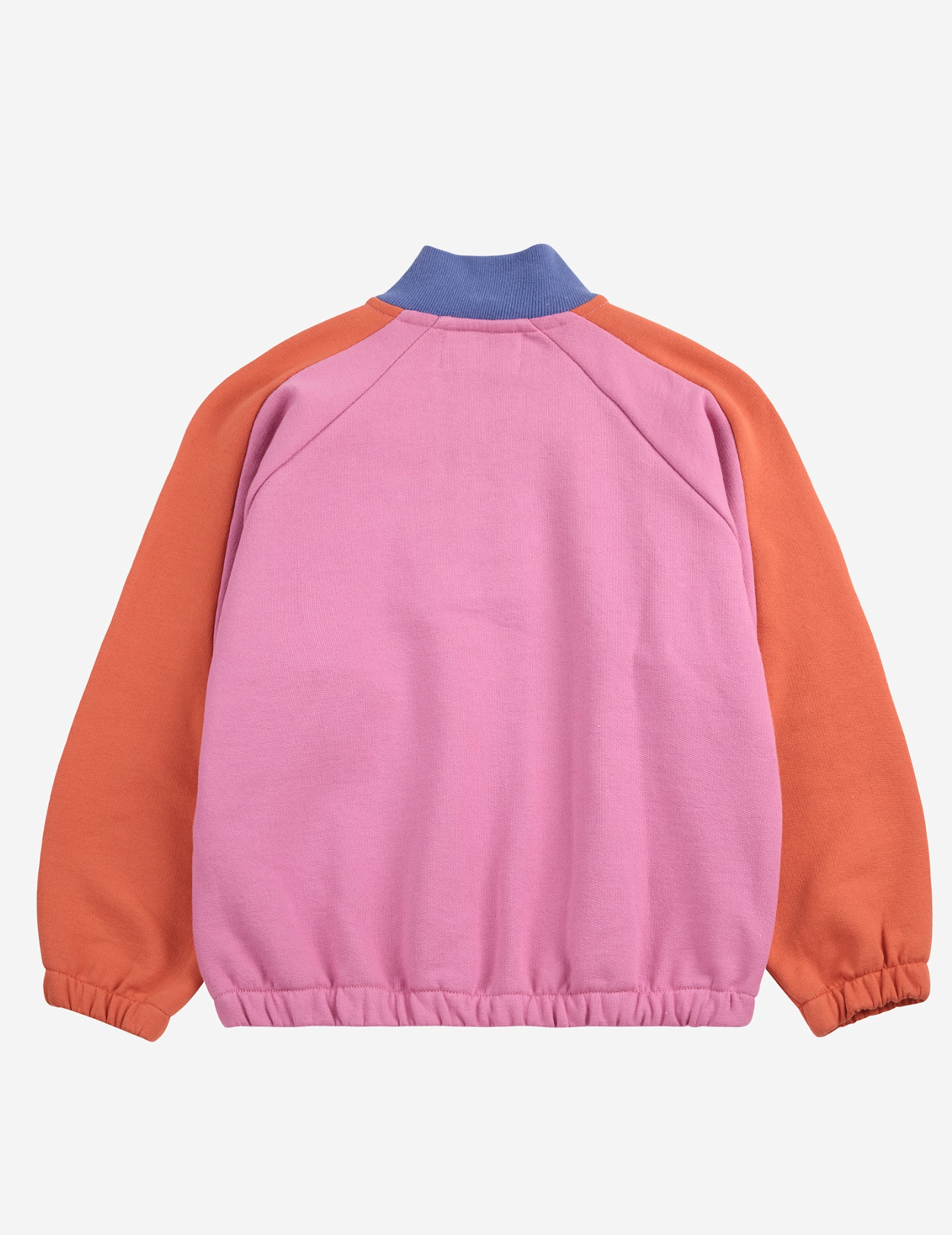 Bobo Choses - Smiling Color Block 1/4 Zipped Sweatshirt