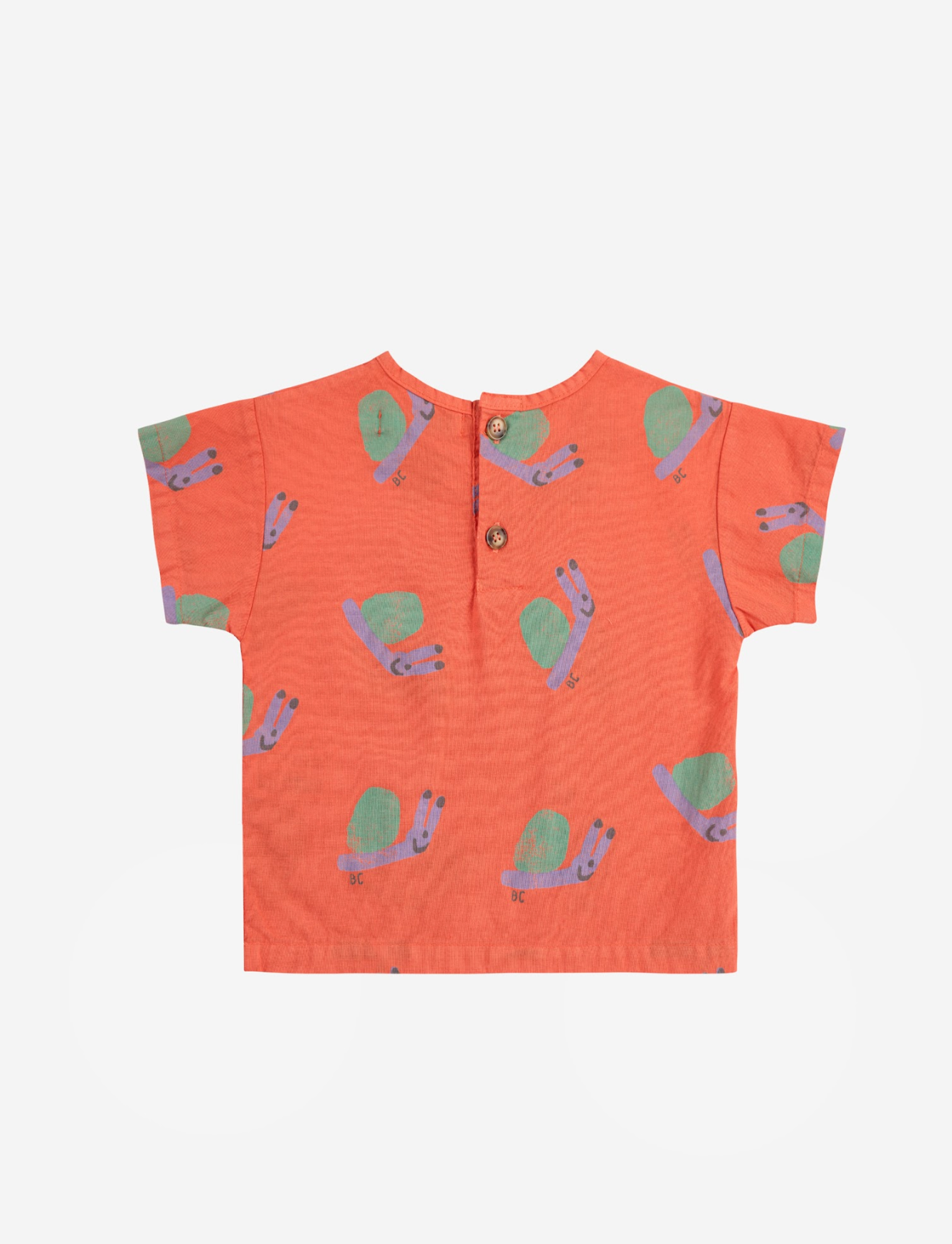 Bobo Choses - Funny Snail All Over Woven Blouse