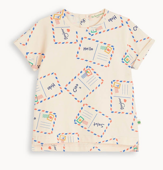 The Bonniemob Santorini T-Shirt - Postcards