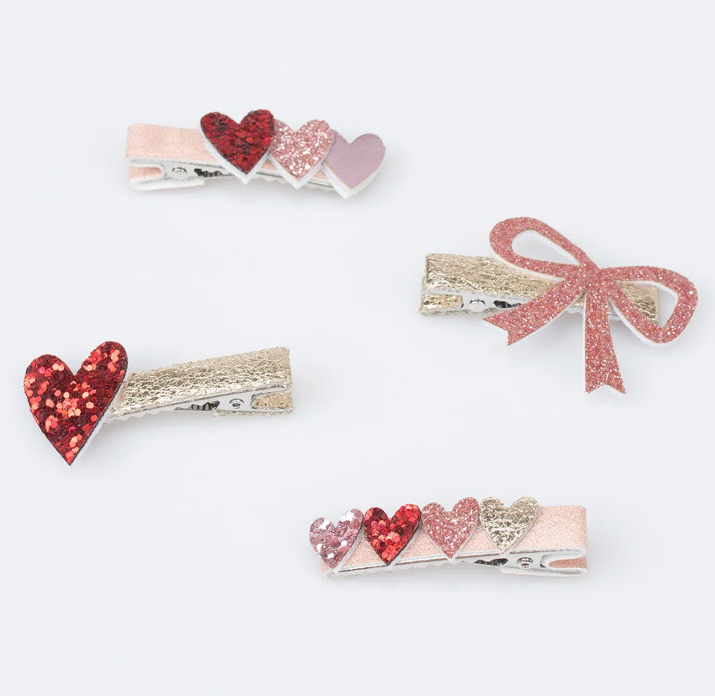 Meri Meri Valentine's Hair Clips