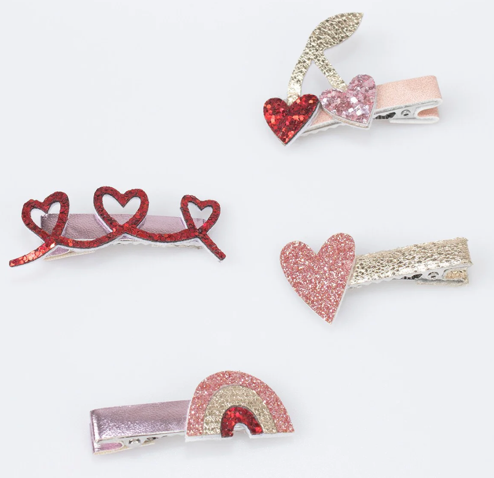 Meri Meri Valentine's Hair Clips