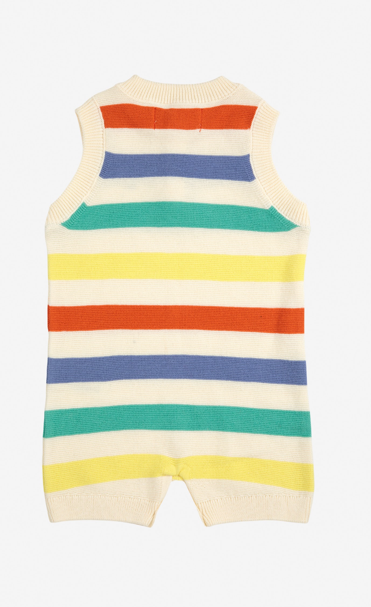 Bobo Choses - Multicolor Striped Knitted Playsuit