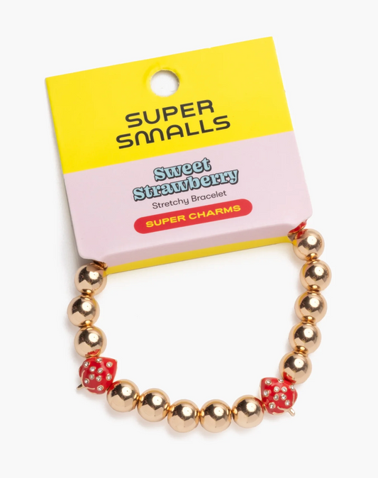 Super Smalls Sweet Strawberry Stretchy Bracelet