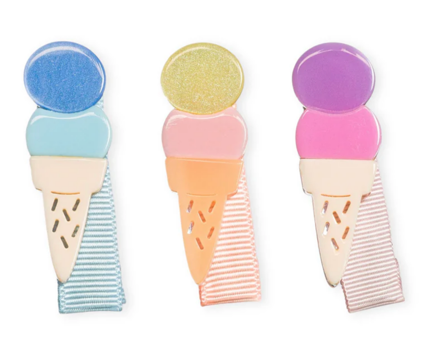 Lilies & Roses Baby Ice Cream Clips