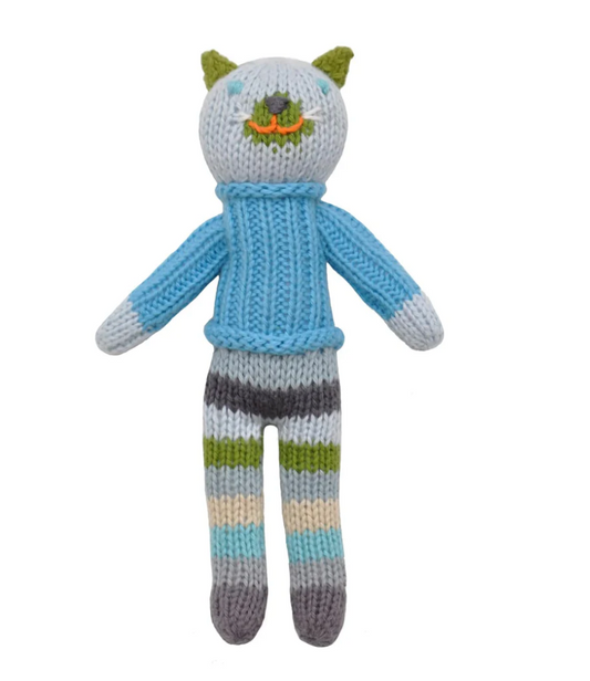 BlaBla School Book Boy Cat Rattle