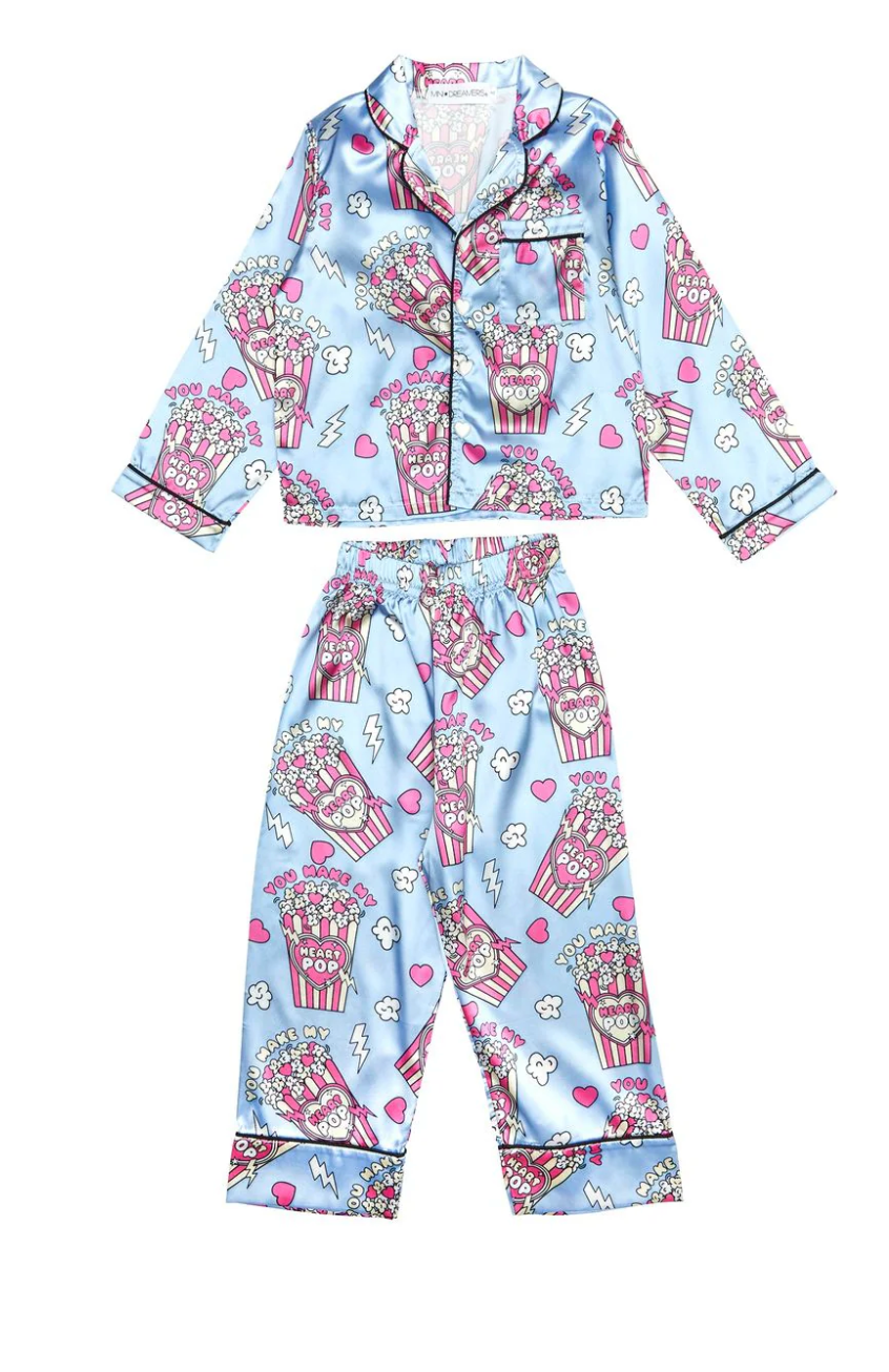 Mini Dreamers Popcorn Silky Set