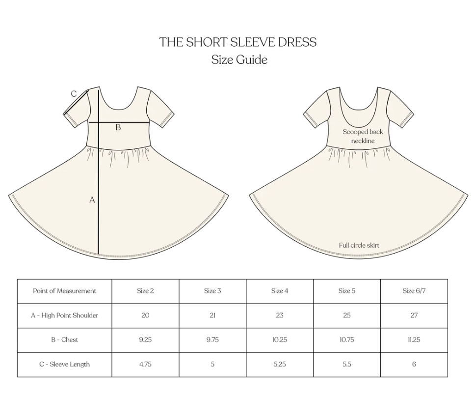 Good Apples Kids - Pastel Stripes Short Sleeve Twirl Dress