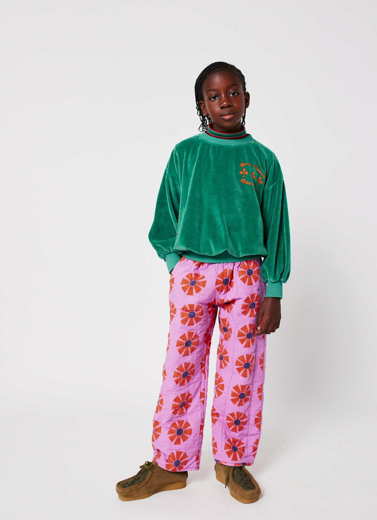 Bobo Choses Kaleidoscope All Over Quilted Pants - Purple