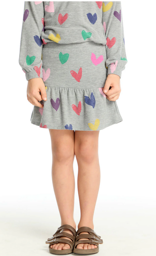 Chaser - Rainbow Hearts Skirt
