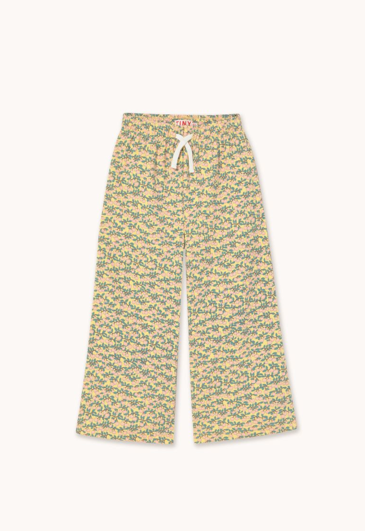 Tiny Cotton - Mini Apples AOP Rib Pant