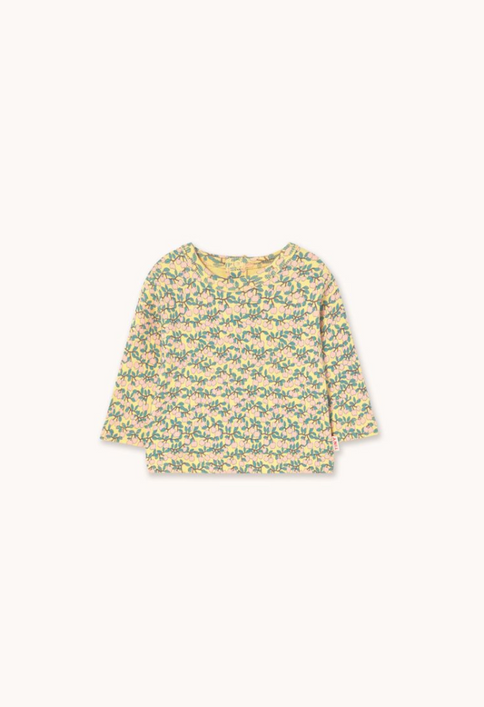 Tiny Cotton - Mini Apples AOP Rib Baby Tee