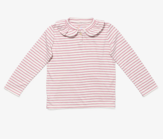 Oso & Me Hen T-Shirt - Rose Mini Stripe