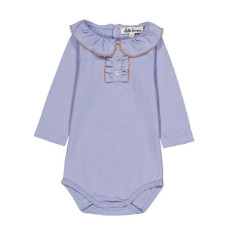Hello Simone Pistache Baby Bodysuit - Lavender