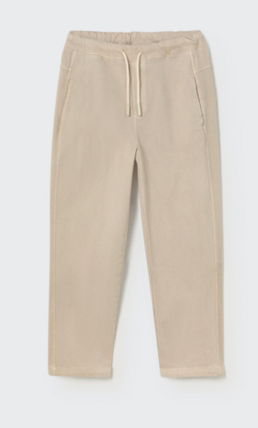 My Little Cozmo Cotton Peach Twill Pants Stone