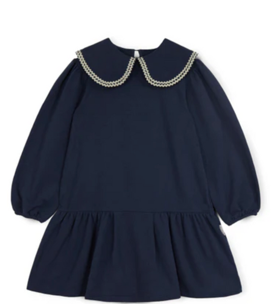Mipounet Melissa Jersey Dress Dark Blue