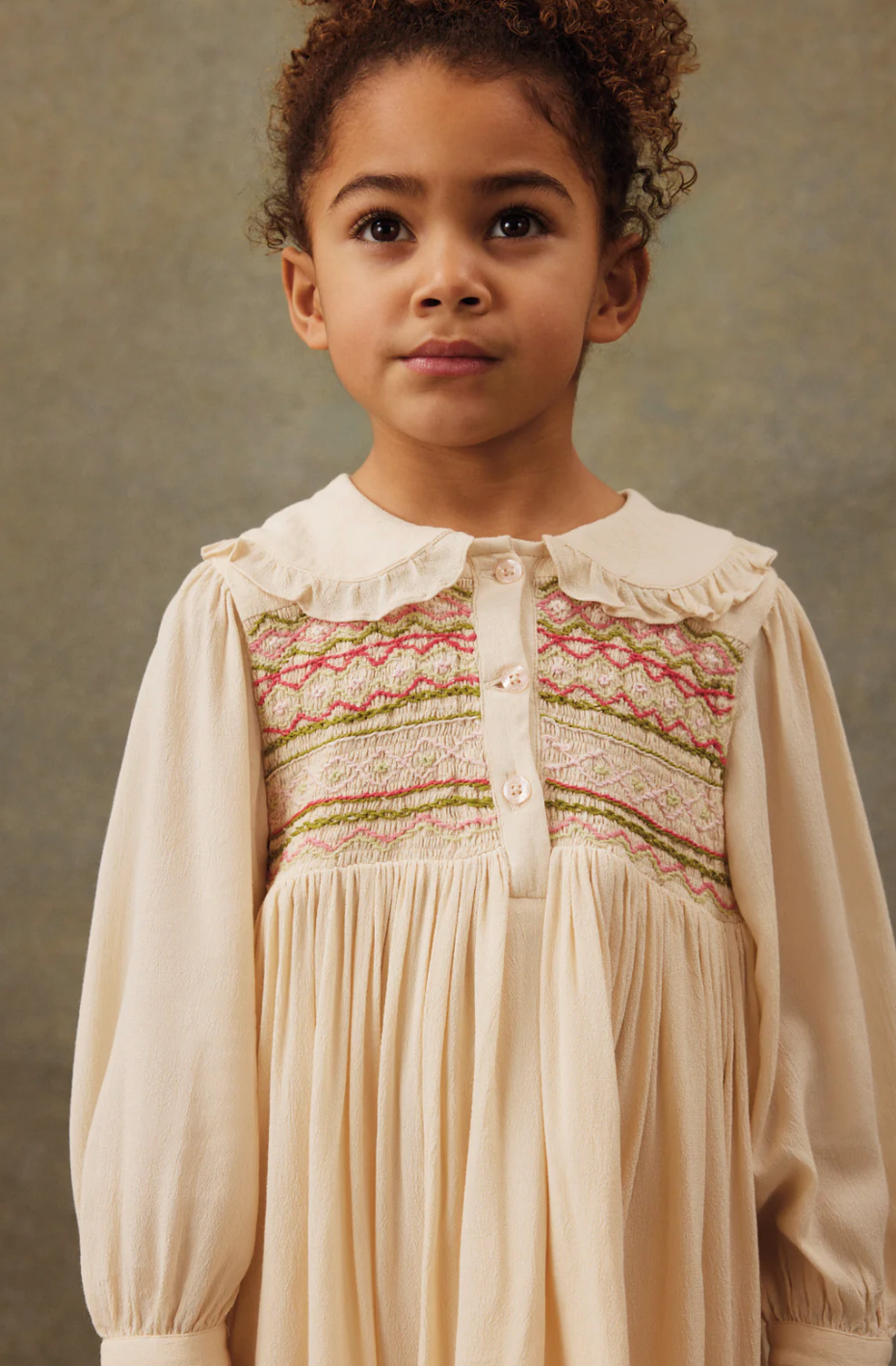 Louise Misha Noor Dress Cream
