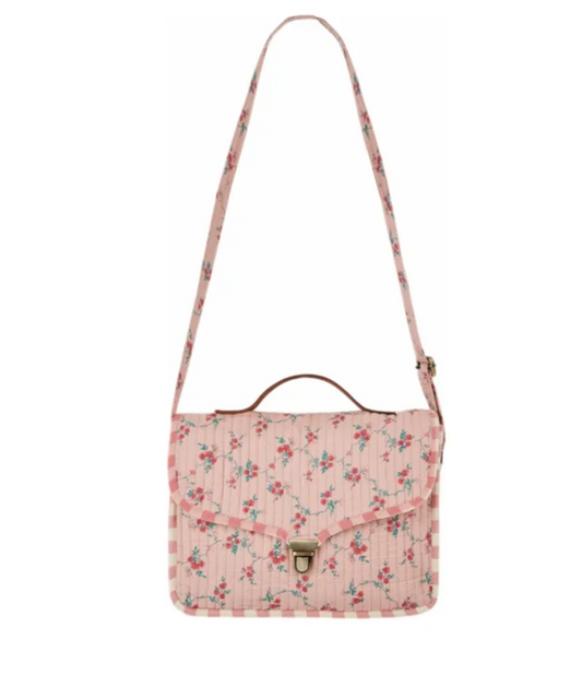 Emile et Ida Floral Quilted Messenger Bag