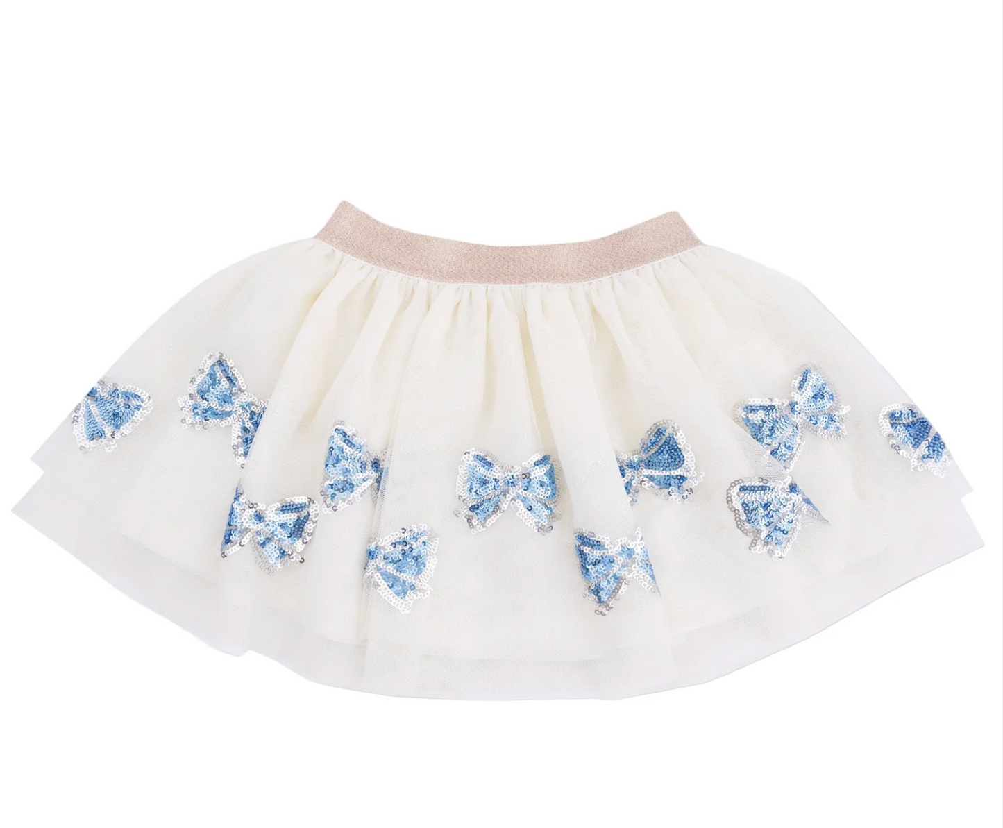 Angel Dear Blue Bow Tutu Skirt