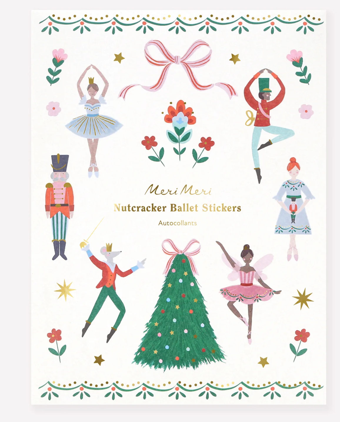 Meri Meri Nutcracker Ballet Christmas Stickers