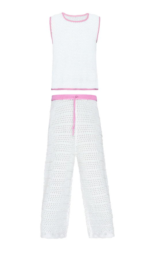 PQ Swim Kids White Chloe Set