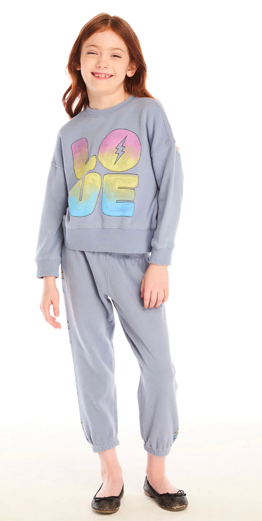 Chaser Kids Pastel Love Bolts Pants