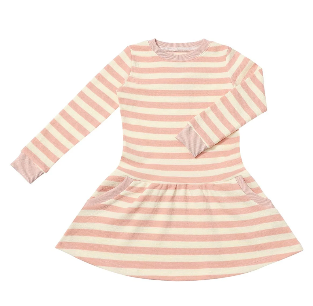 Vignette Lara Dress Pink Stripe