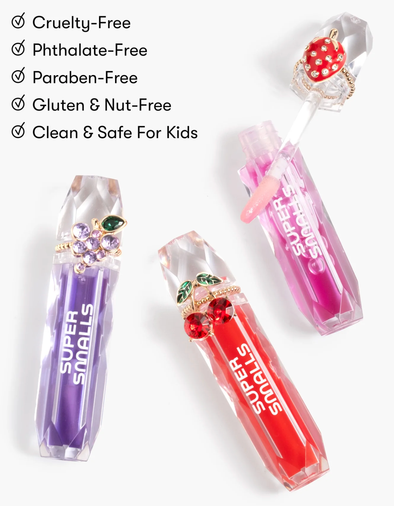 Super Smalls Gloss it Fruity Lip Gloss Ring Set