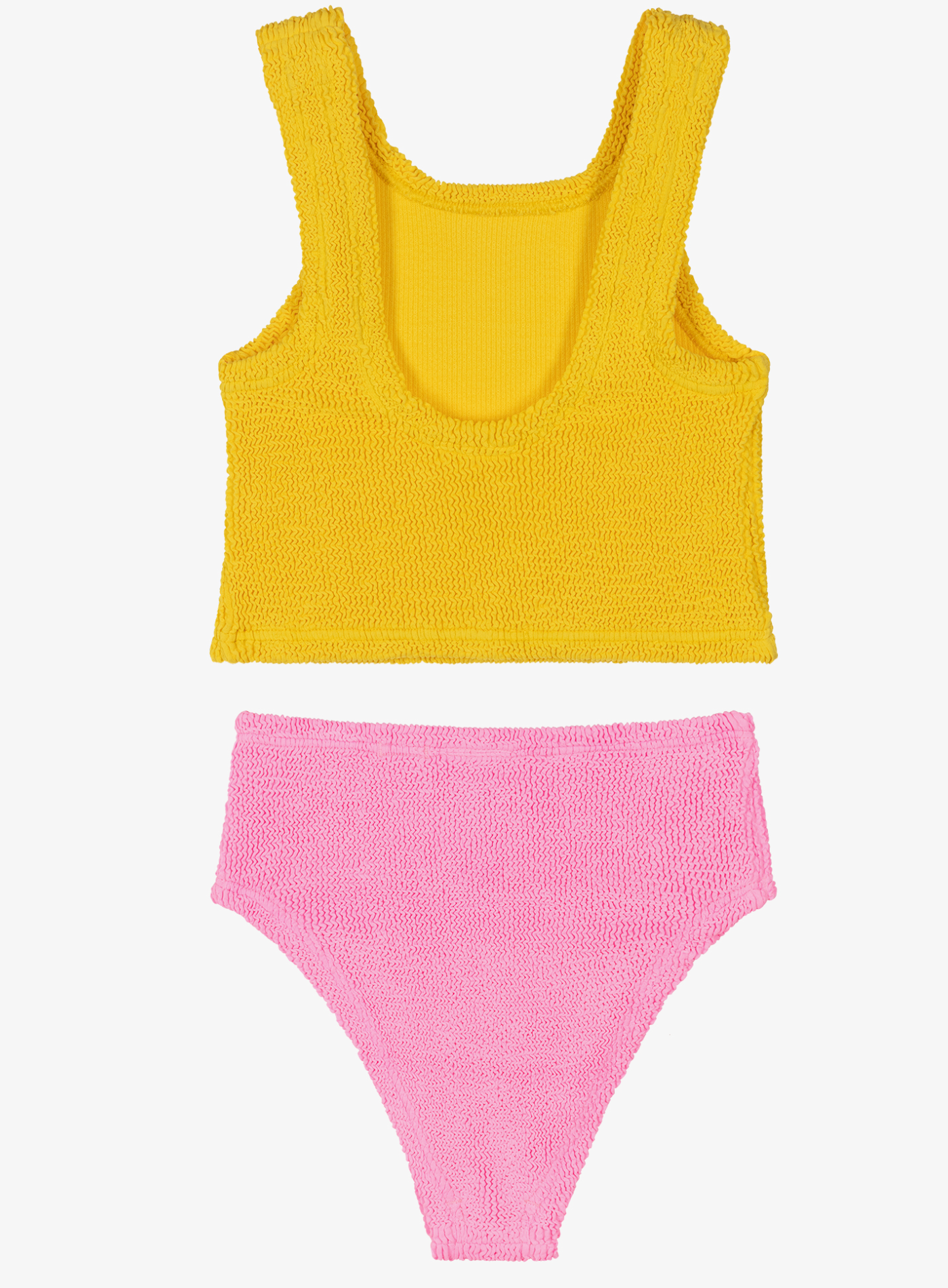 Hunza G Kids Duo Lyra Bikini - Sunflower & Bubblegum