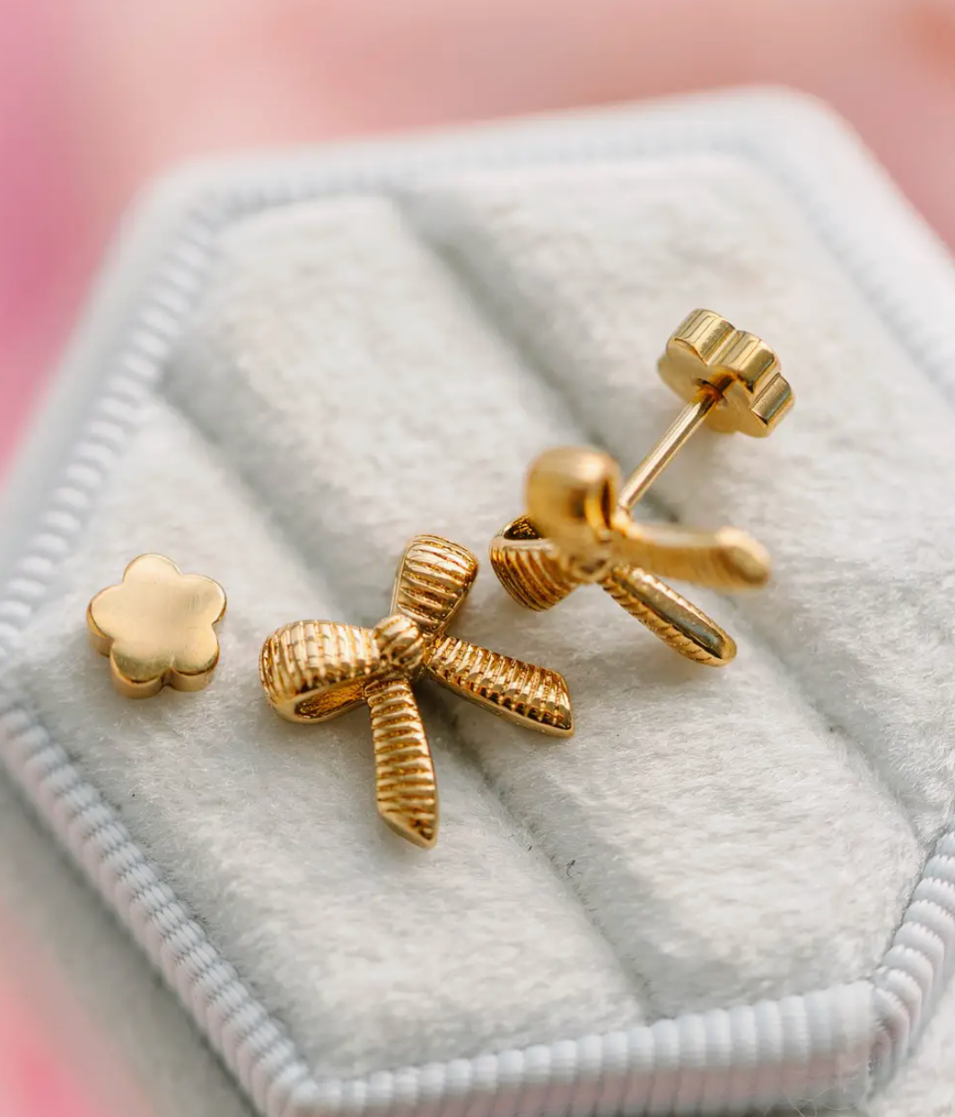 Pierced Screw Back Earrings