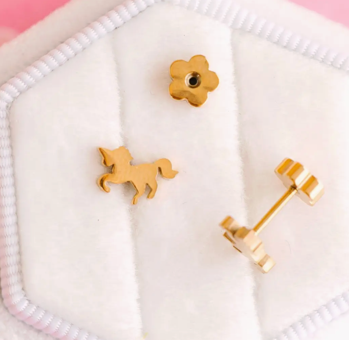 Pierced Screw Back Earrings