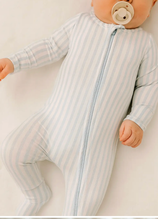 Polished Prints - Blue Moon Bamboo Baby Sleeper