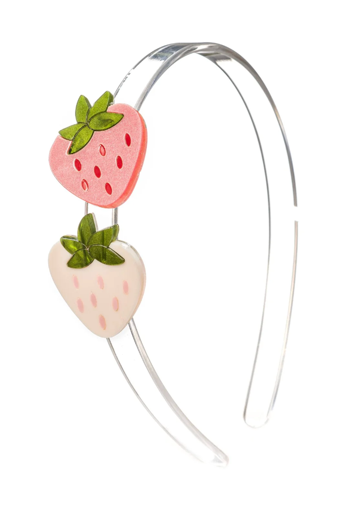 Lilies & Roses Strawberry Headband