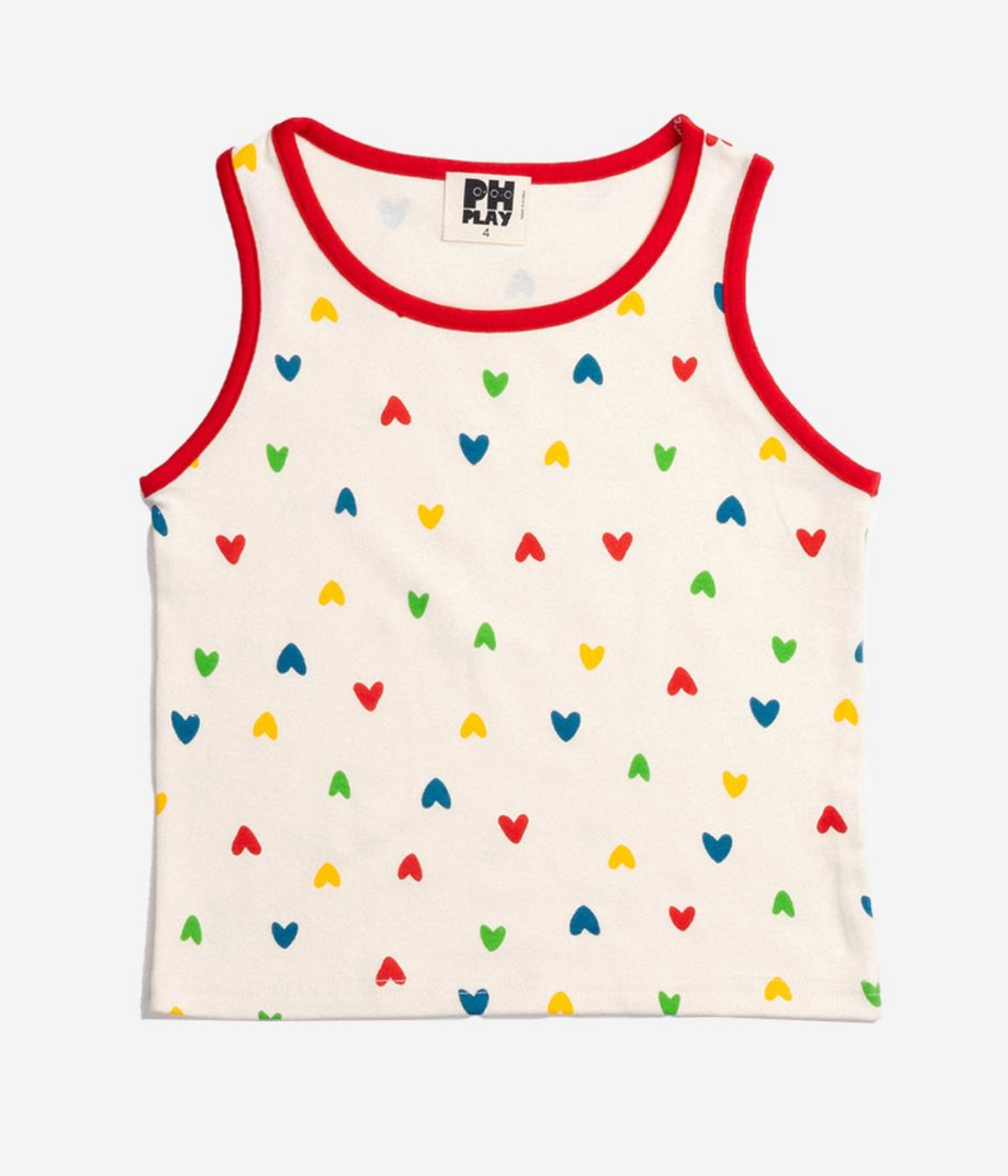 Petite Hailey Rainbow Hearts Terry Set