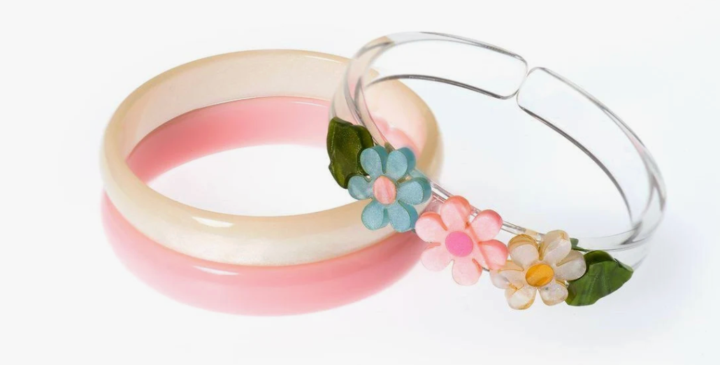 Lilies & Roses Daisy Flower Pastel Bangles