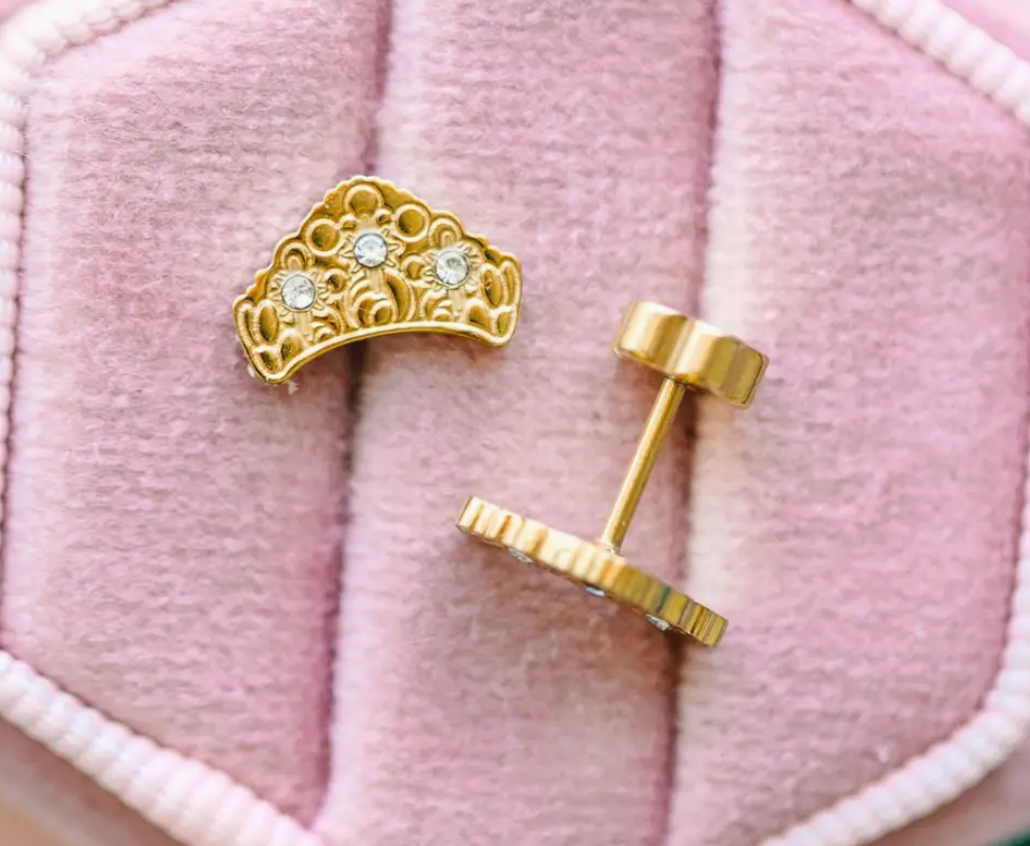 Pierced Screw Back Earrings